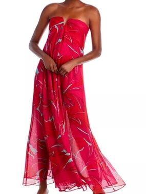 Cult Gaia Janelle Strapless Gown